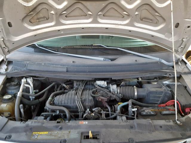 2FMZA51665BA63478 - 2005 FORD FREESTAR S SILVER photo 7