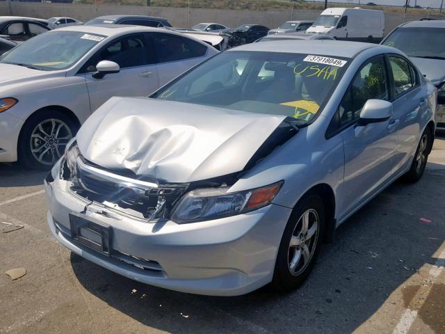 19XFB5F59CE000577 - 2012 HONDA CIVIC NATU BLUE photo 2