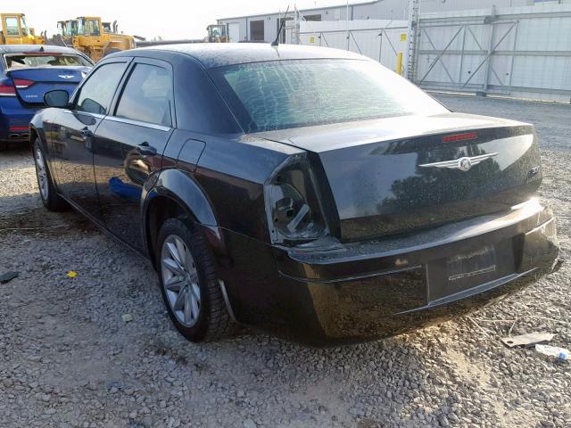 2C3KA43R88H123448 - 2008 CHRYSLER 300 LX BLACK photo 3