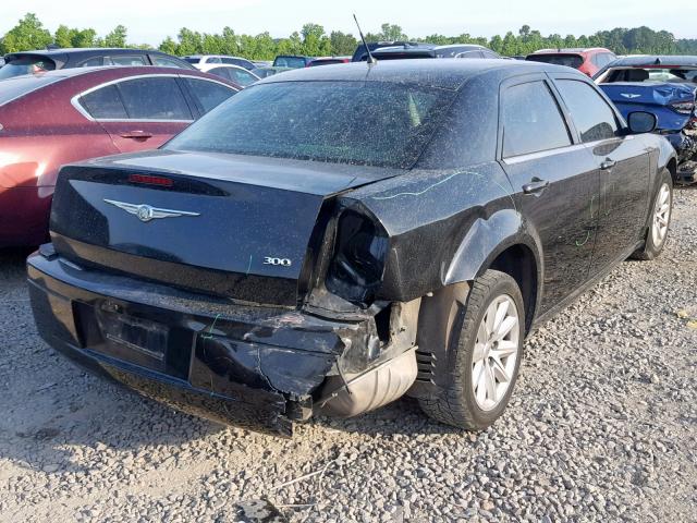 2C3KA43R88H123448 - 2008 CHRYSLER 300 LX BLACK photo 4