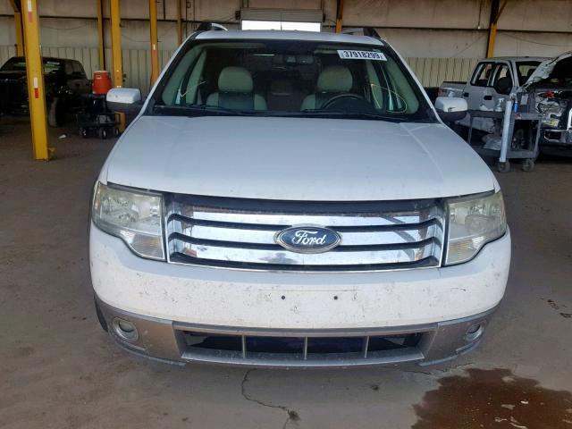 1FMDK02WX8GA24396 - 2008 FORD TAURUS X S WHITE photo 9