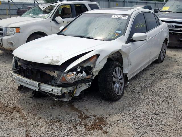 1HGCP2F87CA037483 - 2012 HONDA ACCORD EXL WHITE photo 2