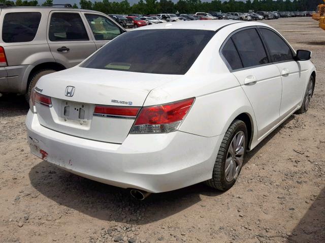 1HGCP2F87CA037483 - 2012 HONDA ACCORD EXL WHITE photo 4