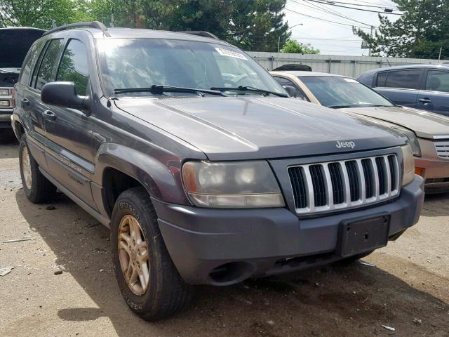 1J4GW48S24C283624 - 2004 JEEP GRAND CHER GRAY photo 1