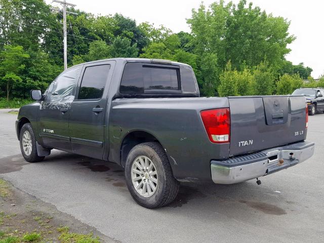 1N6AA0EK5AN316104 - 2010 NISSAN TITAN XE GRAY photo 3