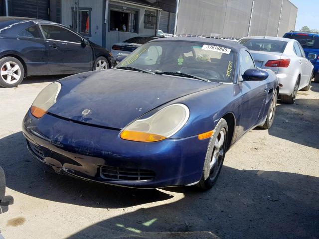 WP0CA29831U625842 - 2001 PORSCHE BOXSTER BLUE photo 2