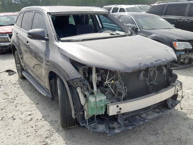 5TDKKRFH7GS500118 - 2016 TOYOTA HIGHLANDER GRAY photo 1