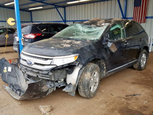 2FMDK3GC4BBA51298 - 2011 FORD EDGE SE BLACK photo 2