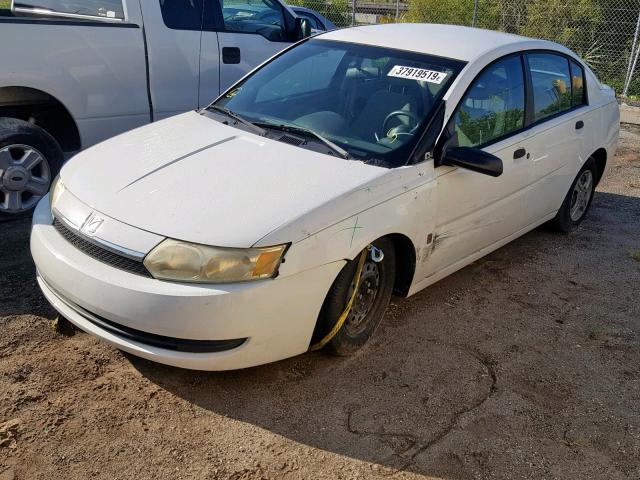 1G8AG52F94Z107090 - 2004 SATURN ION LEVEL WHITE photo 2