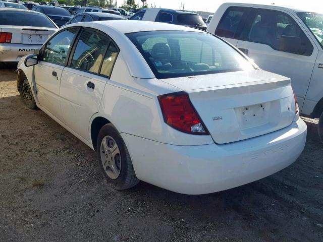 1G8AG52F94Z107090 - 2004 SATURN ION LEVEL WHITE photo 3