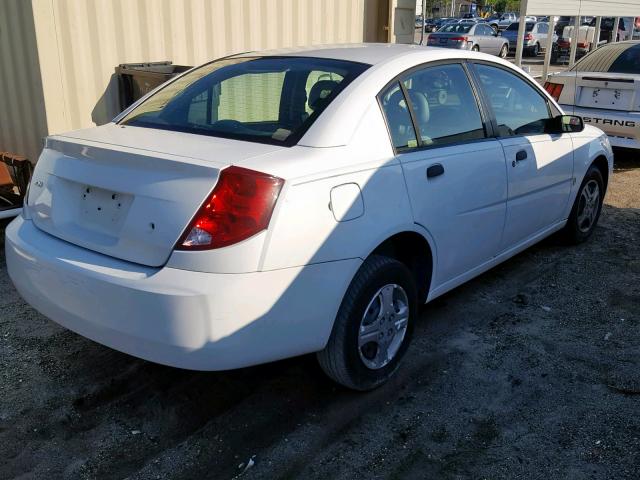 1G8AG52F94Z107090 - 2004 SATURN ION LEVEL WHITE photo 4