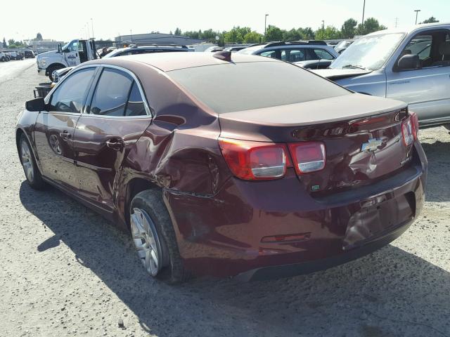 1G11C5SLXFF340089 - 2015 CHEVROLET MALIBU 1LT MAROON photo 3