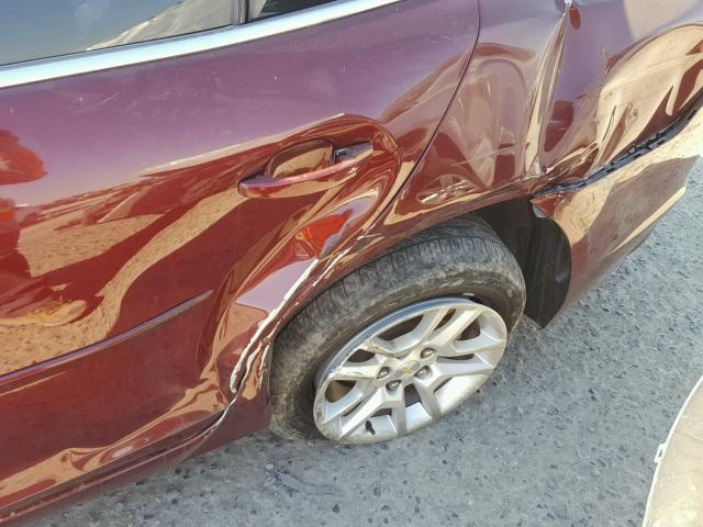 1G11C5SLXFF340089 - 2015 CHEVROLET MALIBU 1LT MAROON photo 9