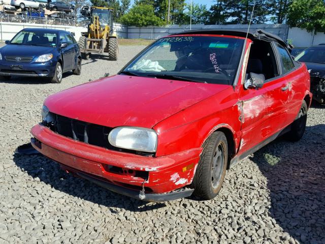 3VWAB81EXWM809869 - 1998 VOLKSWAGEN CABRIO RED photo 2