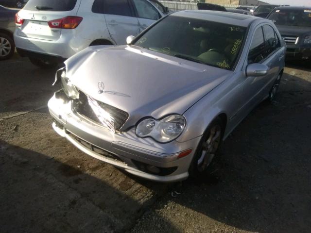 WDBRF52HX7F864291 - 2007 MERCEDES-BENZ C 230 SILVER photo 2