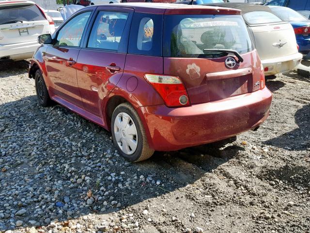 JTKKT624965014809 - 2006 TOYOTA SCION XA MAROON photo 3