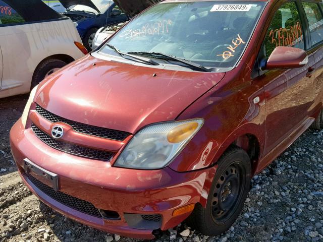 JTKKT624965014809 - 2006 TOYOTA SCION XA MAROON photo 9