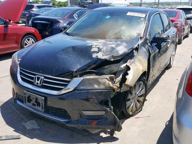 1HGCR2F85FA240094 - 2015 HONDA ACCORD EXL BLACK photo 2