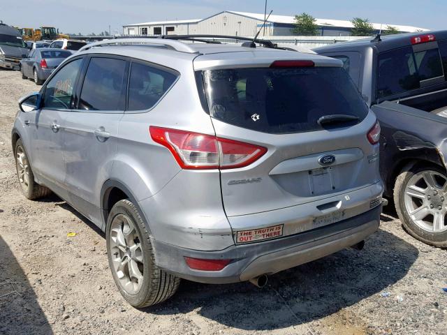 1FMCU0J95DUB32874 - 2013 FORD ESCAPE TIT SILVER photo 3