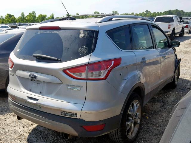 1FMCU0J95DUB32874 - 2013 FORD ESCAPE TIT SILVER photo 4