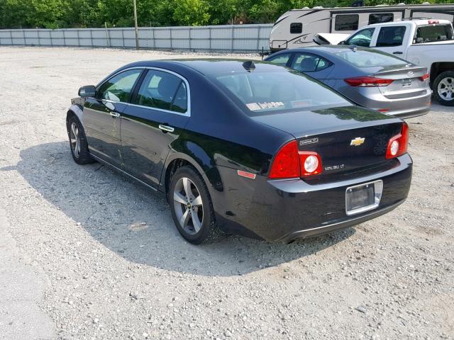 1G1ZC5E07CF189342 - 2012 CHEVROLET MALIBU 1LT 黑色 照片 3
