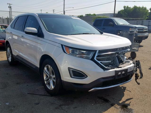 2FMPK3J93GBB88198 - 2016 FORD EDGE SEL WHITE photo 1