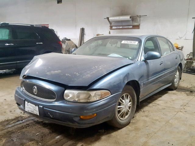 1G4HP54K92U262517 - 2002 BUICK LESABRE CU BLUE photo 2