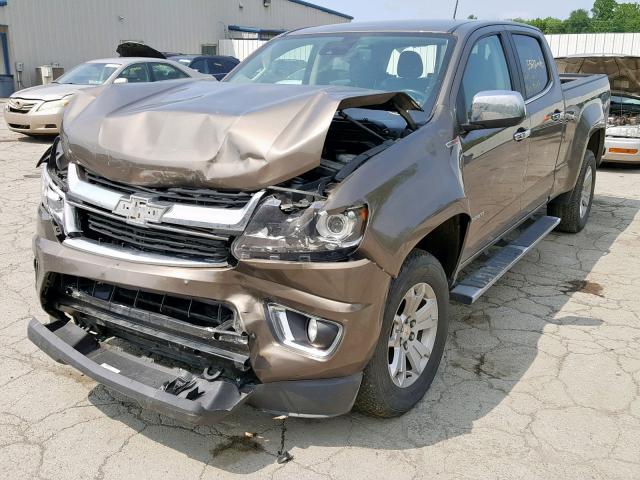 1GCPTCE12H1190348 - 2017 CHEVROLET COLORADO L BROWN photo 2