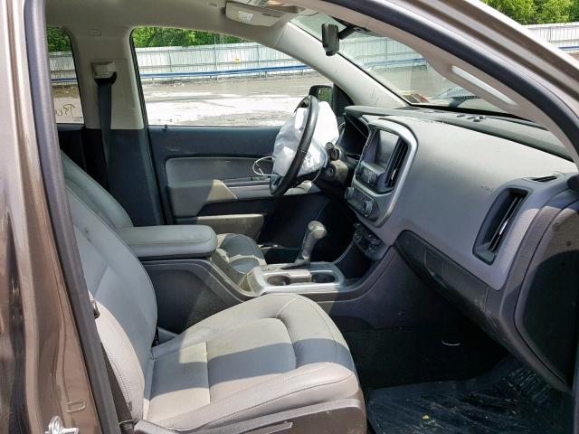1GCPTCE12H1190348 - 2017 CHEVROLET COLORADO L BROWN photo 5