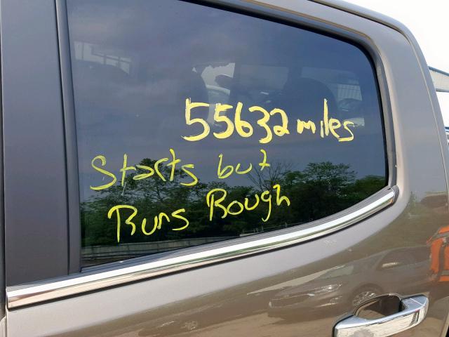 1GCPTCE12H1190348 - 2017 CHEVROLET COLORADO L BROWN photo 9