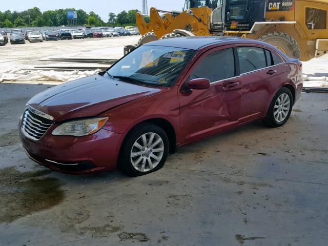 1C3CCBBB8CN131459 - 2012 CHRYSLER 200 TOURIN RED photo 2