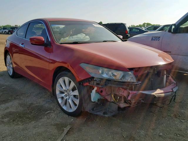 1HGCS2B87AA001178 - 2010 HONDA ACCORD EXL RED photo 1