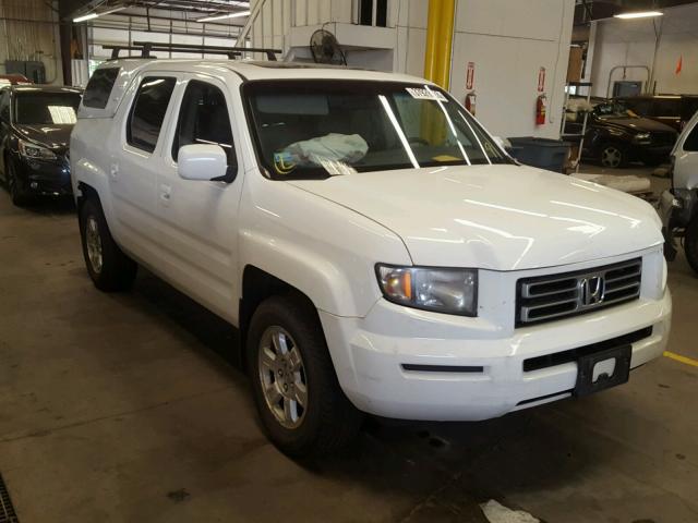 2HJYK16568H508255 - 2008 HONDA RIDGELINE WHITE photo 1