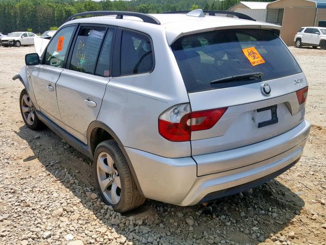 WBXPA93476WG81235 - 2006 BMW X3 3.0I SILVER photo 3