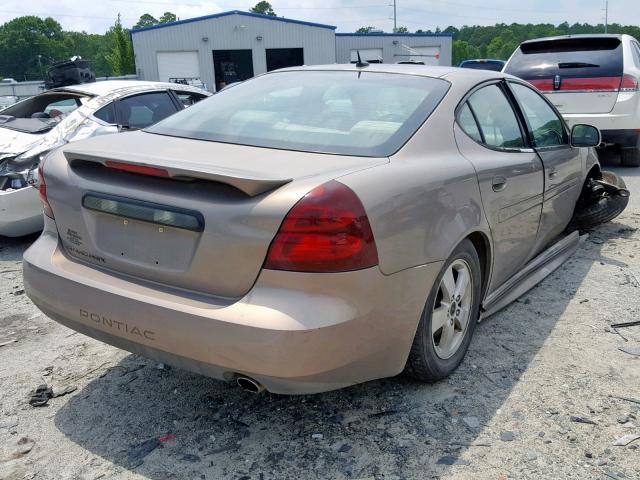 2G2WP582961175213 - 2006 PONTIAC GRAND PRIX TAN photo 4