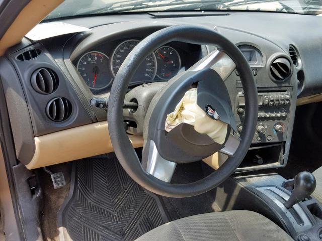 2G2WP582961175213 - 2006 PONTIAC GRAND PRIX TAN photo 9
