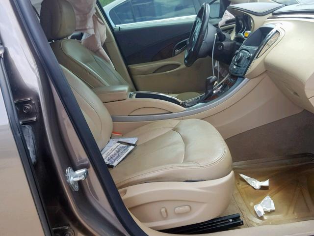 1G4GC5ED5BF218610 - 2011 BUICK LACROSSE C BROWN photo 5