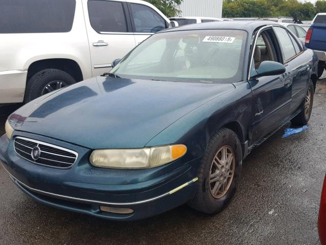 2G4WB55K4Y1131469 - 2000 BUICK REGAL LS GREEN photo 2