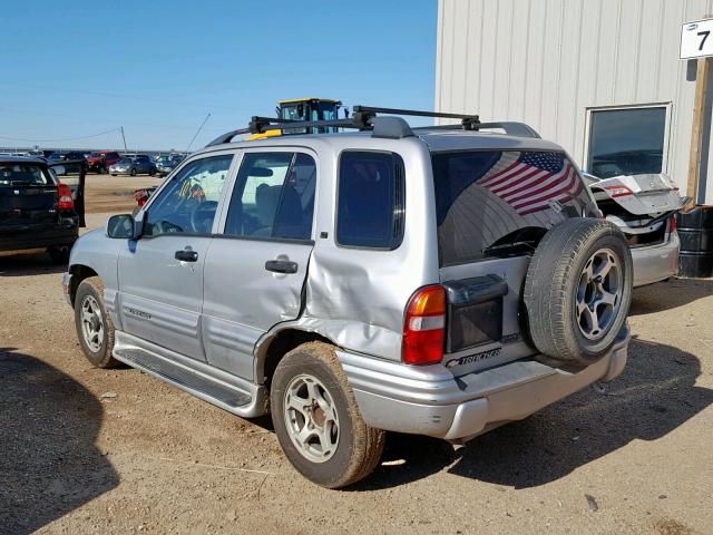 2CNBE634216914511 - 2001 CHEVROLET TRACKER LT SILVER photo 3