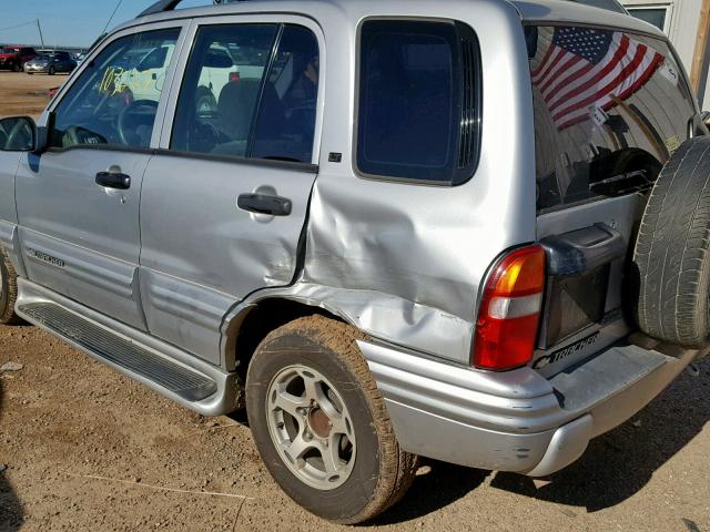 2CNBE634216914511 - 2001 CHEVROLET TRACKER LT SILVER photo 9