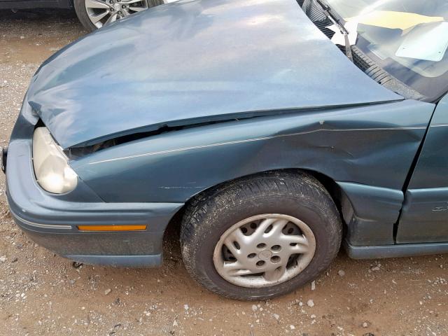 1G2NE52T6VC783556 - 1997 PONTIAC GRAND AM S GREEN photo 10