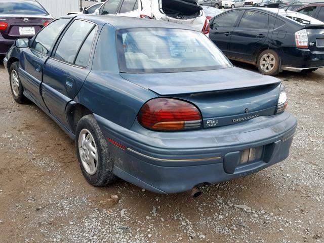 1G2NE52T6VC783556 - 1997 PONTIAC GRAND AM S GREEN photo 3