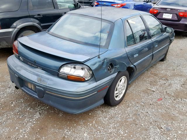1G2NE52T6VC783556 - 1997 PONTIAC GRAND AM S GREEN photo 4