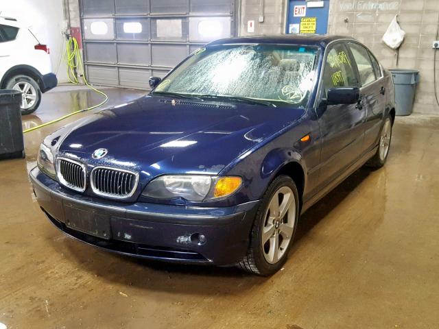 WBAEW534X4PN33449 - 2004 BMW 330 XI BLUE photo 2