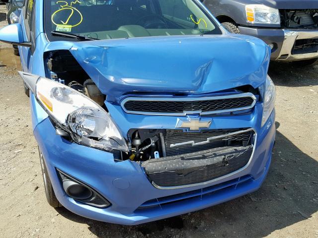 KL8CB6S98DC600736 - 2013 CHEVROLET SPARK LS BLUE photo 9