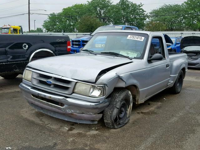 1FTCR10A0VPB57270 - 1997 FORD RANGER SILVER photo 2