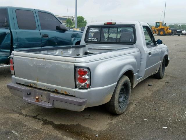 1FTCR10A0VPB57270 - 1997 FORD RANGER SILVER photo 4