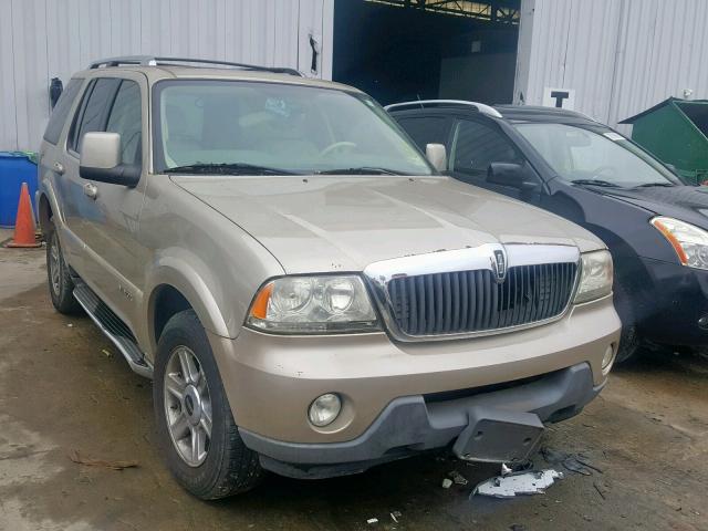 5LMEU88H14ZJ46419 - 2004 LINCOLN AVIATOR BEIGE photo 1