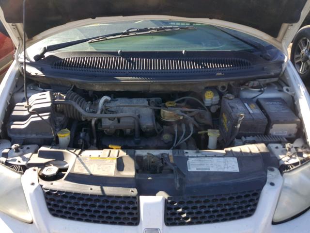 2B4GP44302R519335 - 2002 DODGE GRAND CARA WHITE photo 7