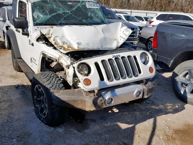 1J4AA2D14AL100905 - 2010 JEEP WRANGLER S WHITE photo 1